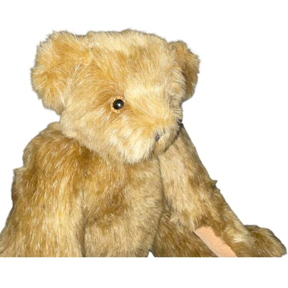 Vermont Teddy Bear Plush Stuffed Animal Jointed Arms Legs Nursery USA Made 12" - Picture 5 of 13